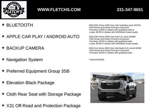 New 2026 GMC Sierra 1500 Elevation AWD/4WD image 2