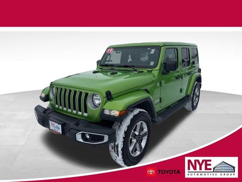 Used 2019 Jeep Wrangler Unlimited Sahara w/ Uconnect 4C Nav & Sound Group image 1