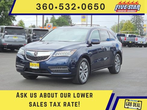 Used 2016 Acura MDX w/ Technology Package AWD/4WD image 1