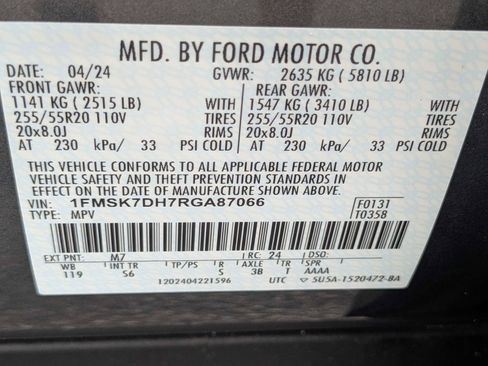Certified 2024 Ford Explorer XLT w/ Equipment Group 202A RWD image 21