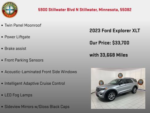 Used 2023 Ford Explorer XLT w/ Equipment Group 202A AWD/4WD image 30