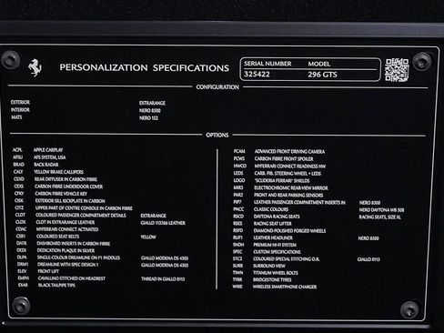 Certified 2025 Ferrari 296 GTS RWD image 26