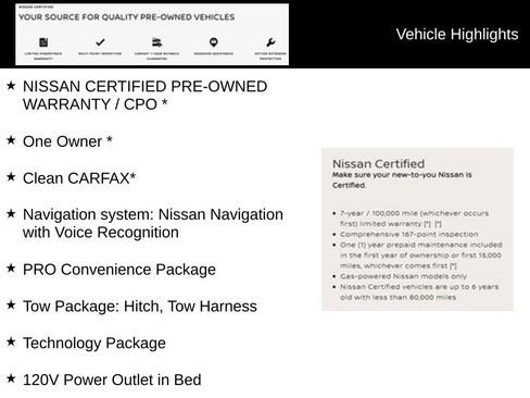 Used 2023 Nissan Frontier PRO-4X w/ Pro Convenience Package AWD/4WD image 5