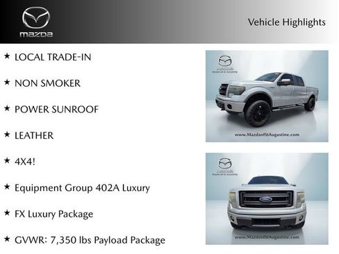 Used 2014 Ford F150 FX4 w/ Equipment Group 402A Luxury AWD/4WD image 2
