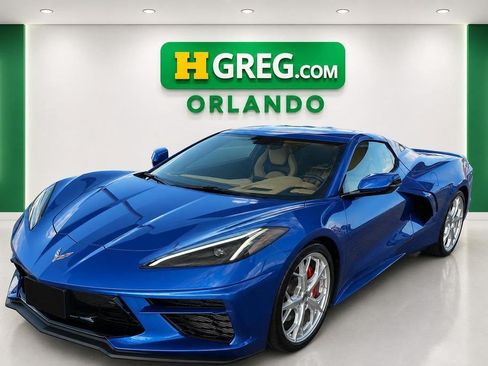 Used 2022 Chevrolet Corvette Stingray Premium Conv w/ Chrome Exterior Badge Package RWD image 4
