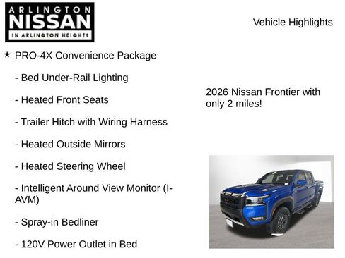 New 2026 Nissan Frontier PRO-4X w/ Pro-4x Convenience Package AWD/4WD image 8