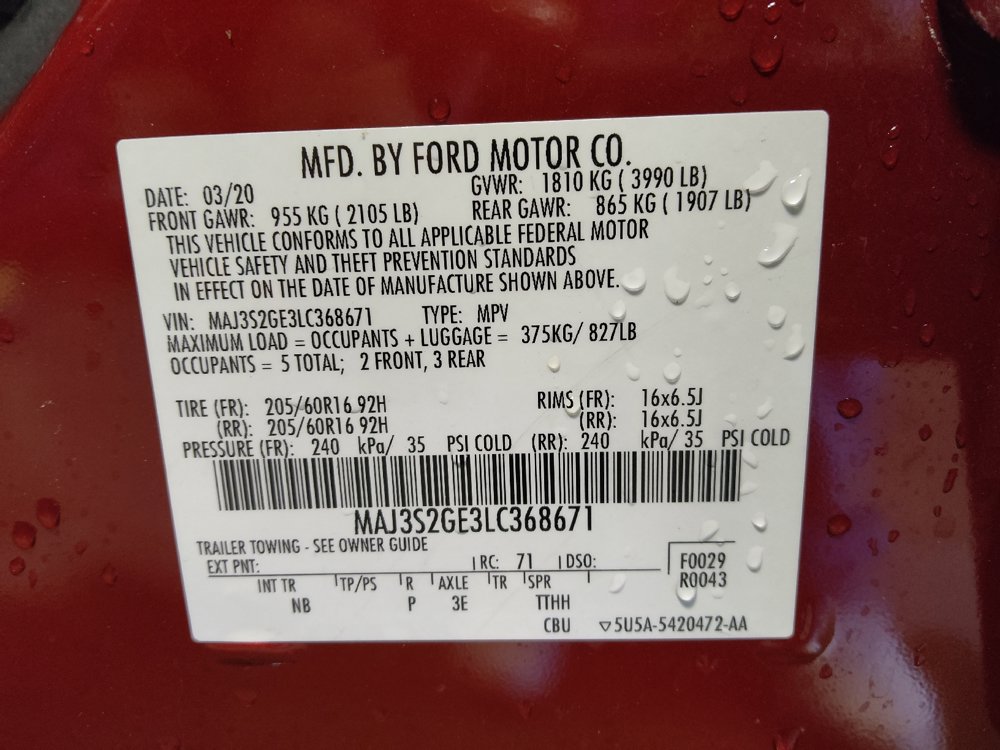 Used 2020 Ford EcoSport SE FWD image 33