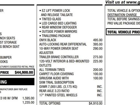 Certified 2025 GMC Sierra 1500 Pro w/ Pro Value Package AWD/4WD image 2