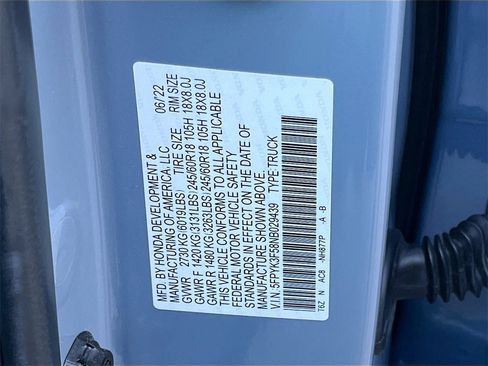 Used 2022 Honda Ridgeline RTL image 33