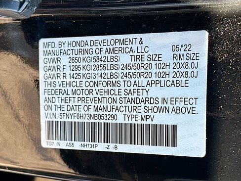 Used 2022 Honda Pilot Black Edition image 35