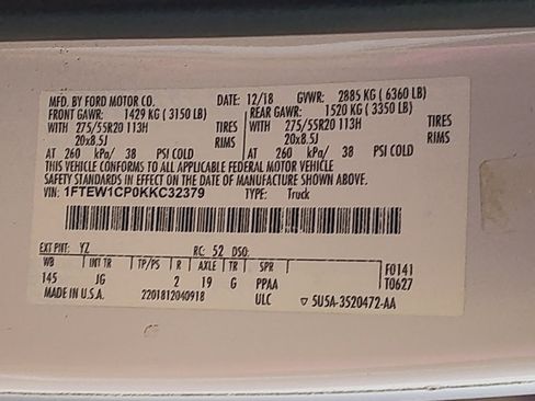 Used 2019 Ford F150 XL w/ Equipment Group 101A Mid image 33