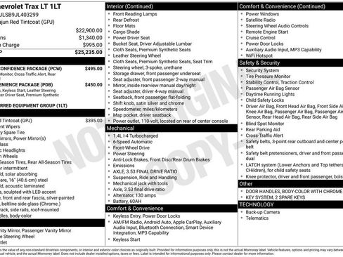 Used 2018 Chevrolet Trax LT w/ Driver Confidence Package FWD image 3