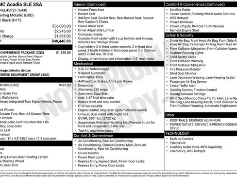 Used 2023 GMC Acadia SLE w/ Driver Convenience Package image 41