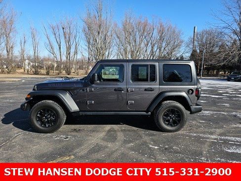 Used 2021 Jeep Wrangler Unlimited Willys image 1