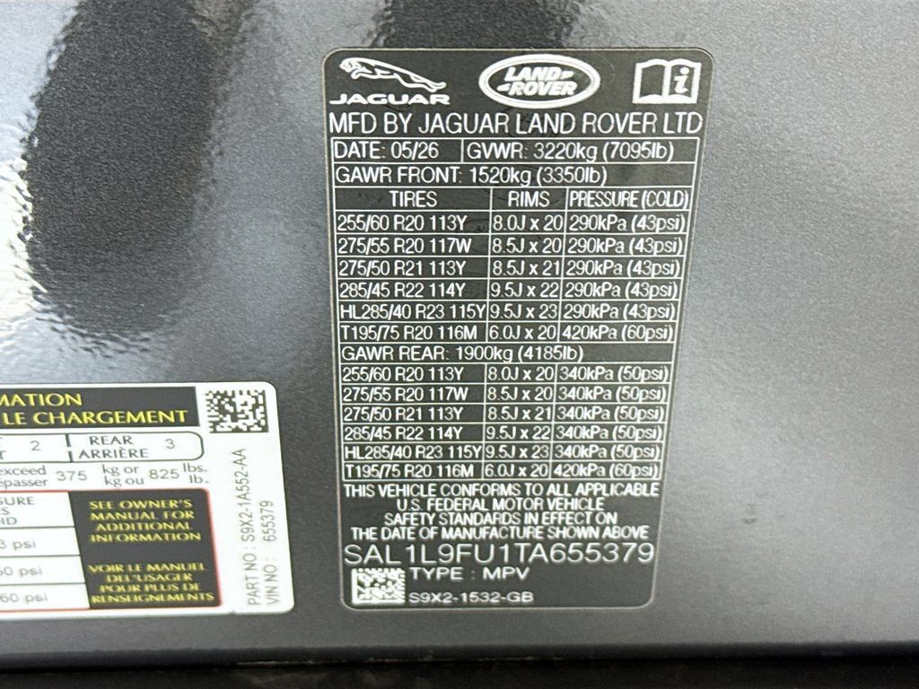 New 2026 Land Rover Range Rover Sport Dynamic SE AWD/4WD image 32