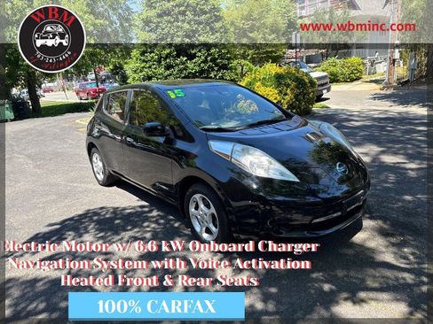 Used 2015 Nissan Leaf SV FWD image 1