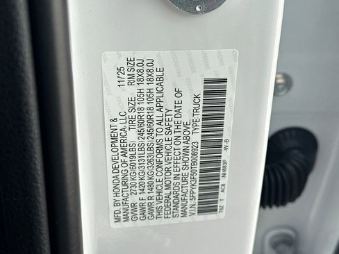 New 2026 Honda Ridgeline RTL image 33