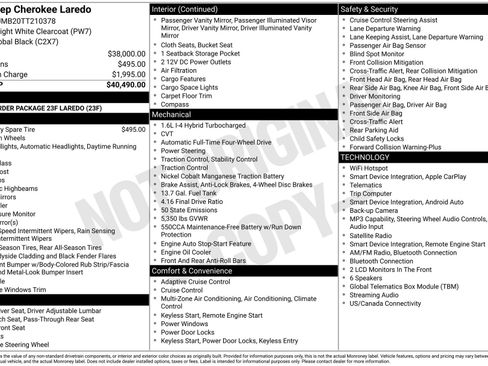 Used 2026 Jeep Cherokee Laredo AWD/4WD image 3