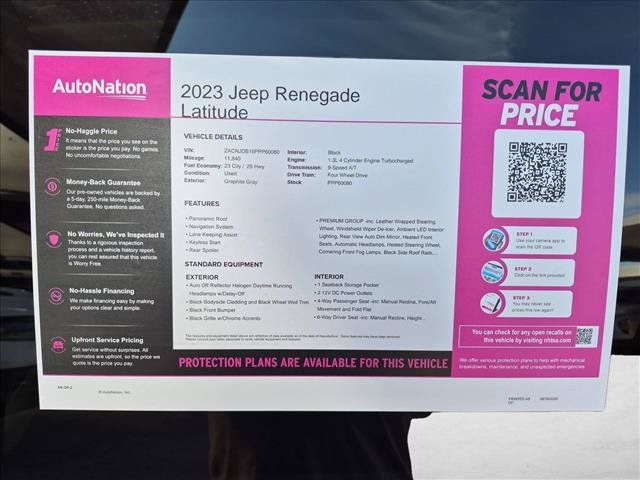 Used 2023 Jeep Renegade Latitude w/ Sun/Sound Group AWD/4WD image 28