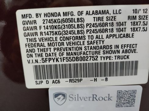 Used 2013 Honda Ridgeline RTL image 33