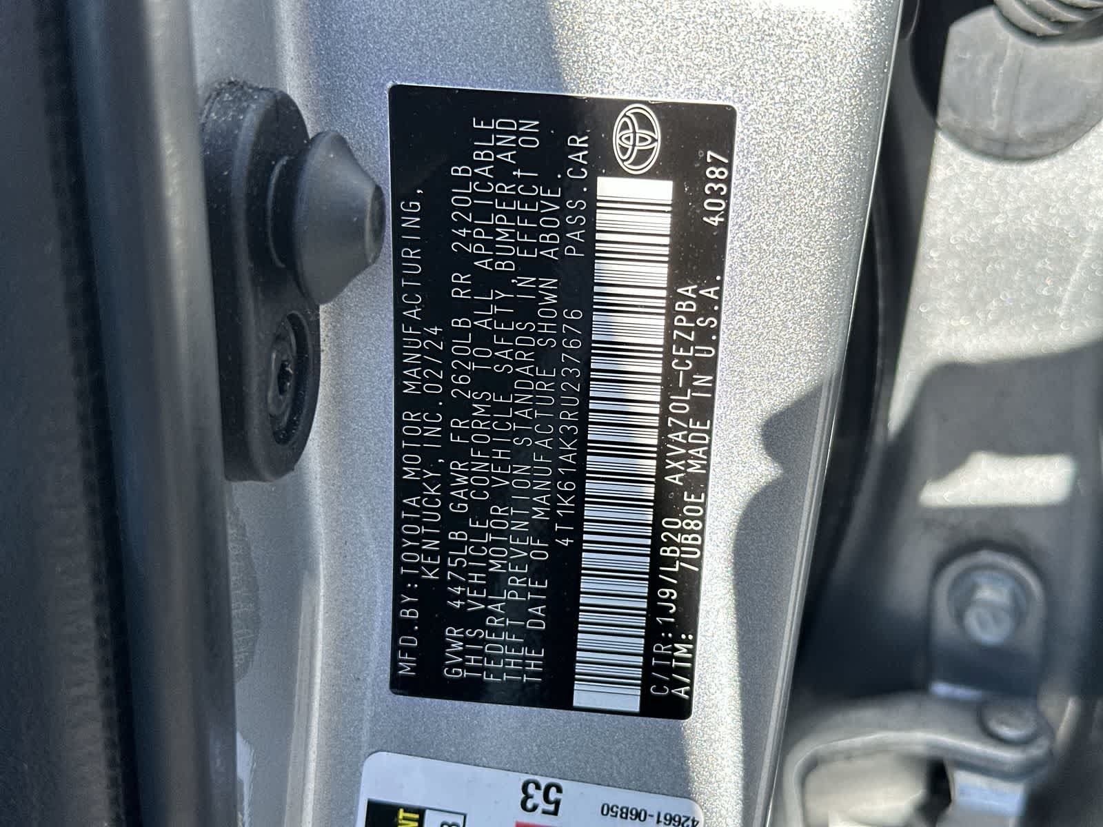 Used 2024 Toyota Camry XSE FWD image 24