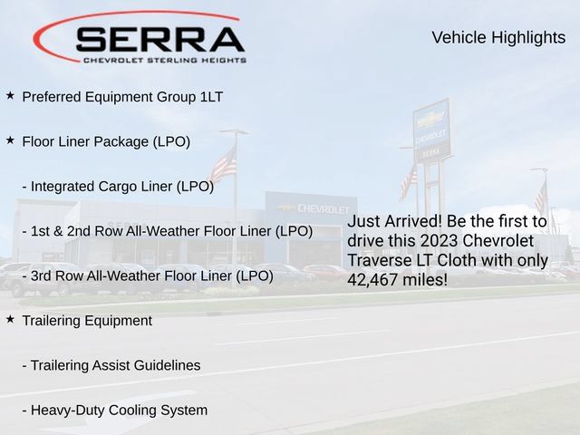 Certified 2023 Chevrolet Traverse LT w/ LPO, Floor Liner Package FWD image 3