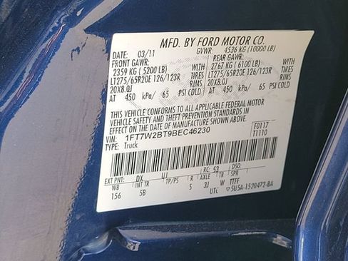 Used 2011 Ford F250 Lariat w/ Lariat Interior Pkg AWD/4WD image 16