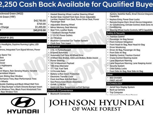 New 2025 Hyundai Santa Cruz Limited AWD/4WD image 5