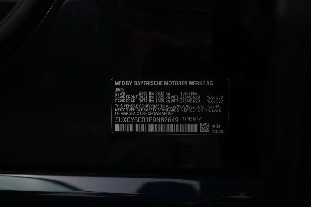 Used 2023 BMW X6 xDrive40i w/ M Sport Package AWD/4WD image 21
