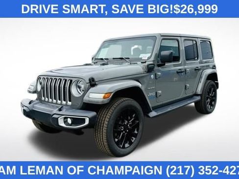 Used 2021 Jeep Wrangler Unlimited Sahara 4xe w/ Cold Weather Group image 1
