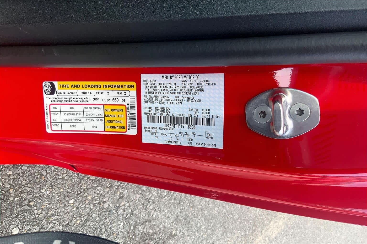 Certified 2026 Ford Mustang Premium RWD image 29
