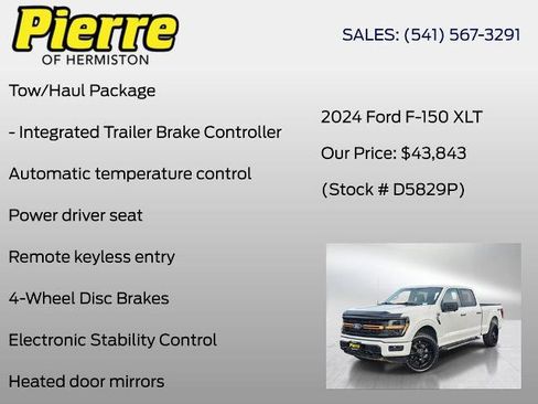 Certified 2024 Ford F150 XLT w/ Tow/Haul Package AWD/4WD image 7