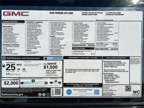 New 2026 GMC Terrain AT4 w/ Convenience Package III image 21