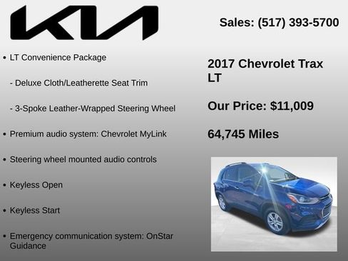 Used 2017 Chevrolet Trax LT w/ LT Convenience Package AWD/4WD image 10