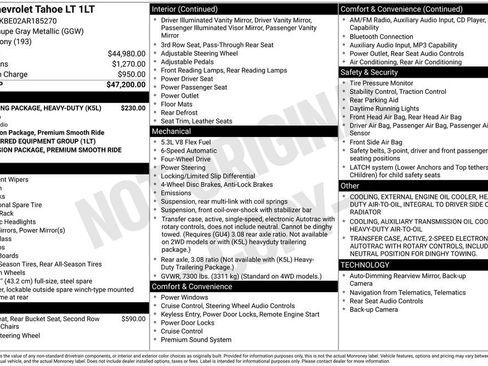 Used 2010 Chevrolet Tahoe LT AWD/4WD image 8
