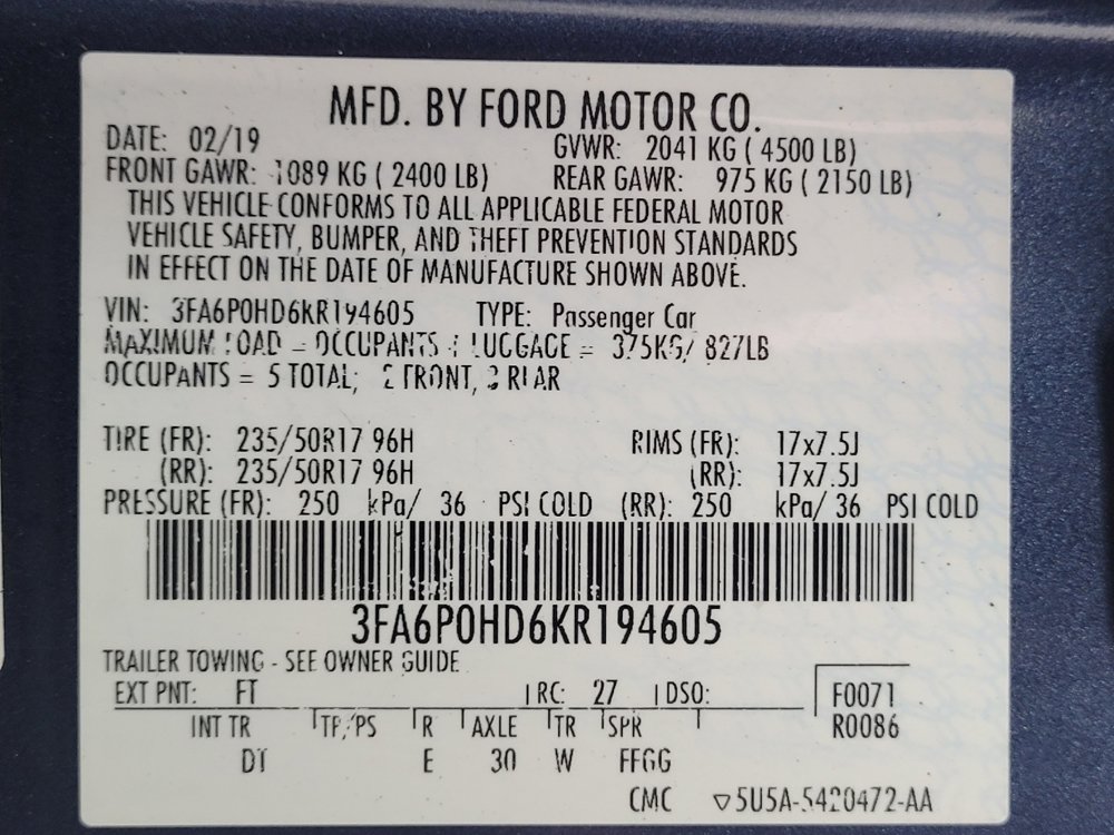 Used 2019 Ford Fusion SE FWD image 33