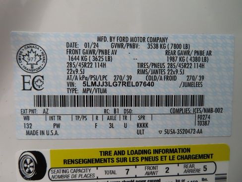 Used 2024 Lincoln Navigator L Reserve w/ Equipment Group 201A image 76