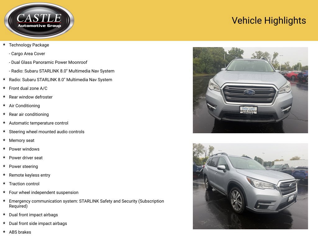 Used 2020 Subaru Ascent Limited w/ Technology Package AWD/4WD image 4