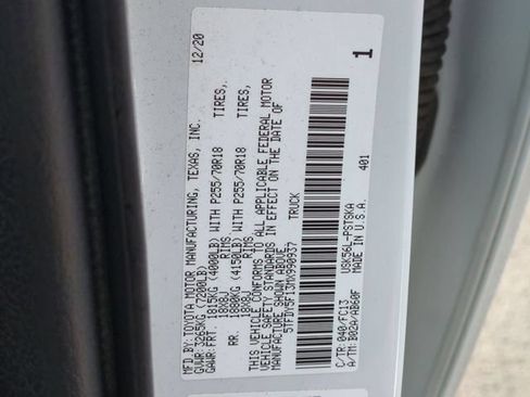 Used 2021 Toyota Tundra SR5 w/ SR5 Upgrade Package AWD/4WD image 35
