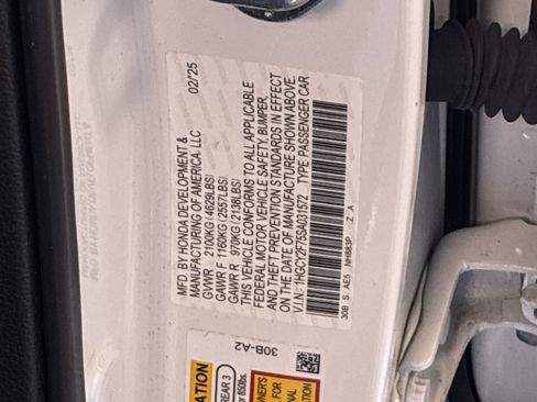 Certified 2025 Honda Accord Sport image 39