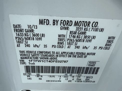 Used 2013 Ford F150 Lariat w/ Mid Equipment Group RWD image 33