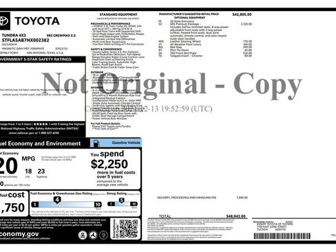 Used 2022 Toyota Tundra SR5 w/ SR5 Premium Package RWD image 4
