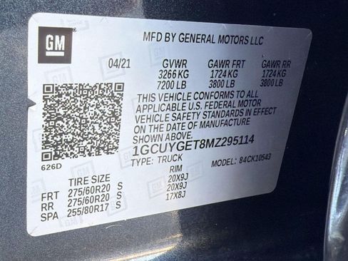 Used 2021 Chevrolet Silverado 1500 LTZ w/ Technology Package AWD/4WD image 21