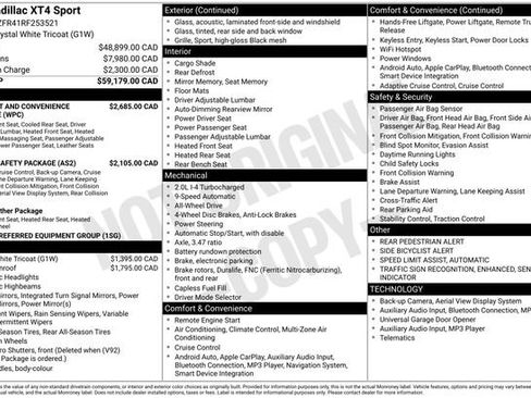 Used 2024 Cadillac XT4 Sport image 32