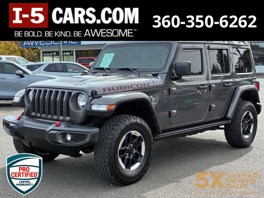 Used 2021 Jeep Wrangler Unlimited Rubicon AWD/4WD image 1