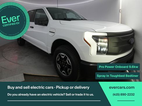 Used 2023 Ford F150 Lightning Pro AWD/4WD image 1