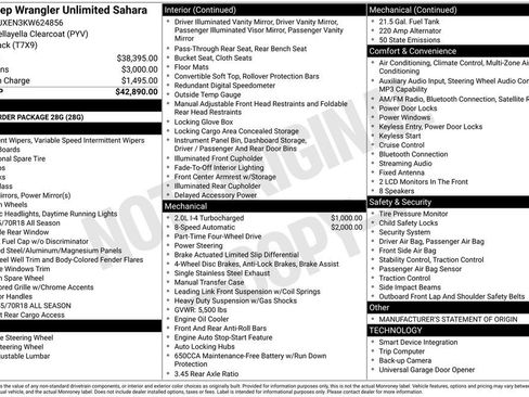 Used 2019 Jeep Wrangler Unlimited Sahara image 10