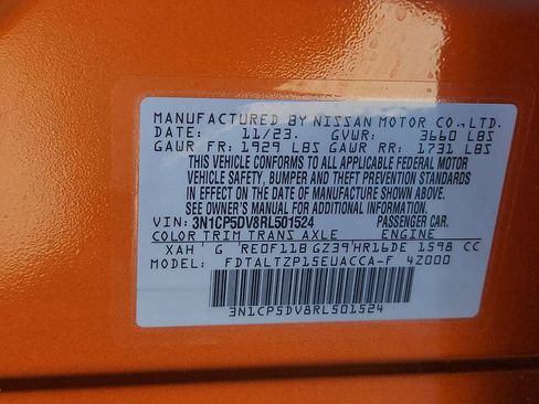 Certified 2024 Nissan Kicks SR w/ SR Premium Package image 29