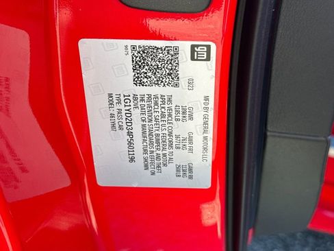 Certified 2023 Chevrolet Corvette Z06 image 34