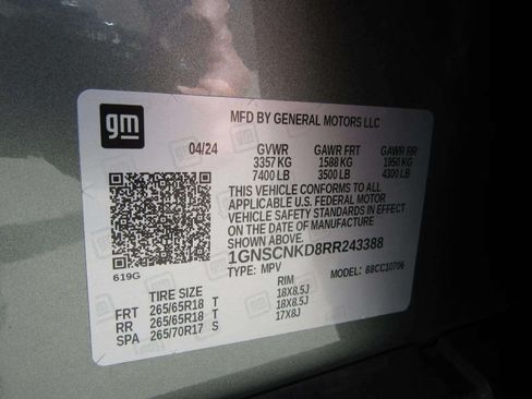 Used 2024 Chevrolet Tahoe LT RWD image 27